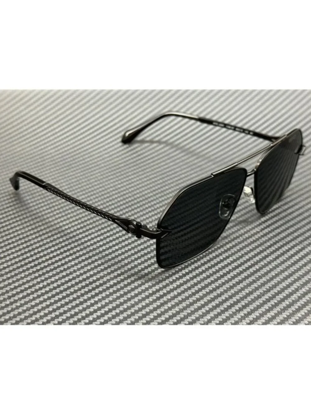 New Versace Men Matte Black Sunglasses 63-10-140